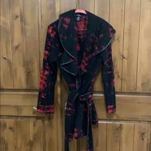 Red and black jacket